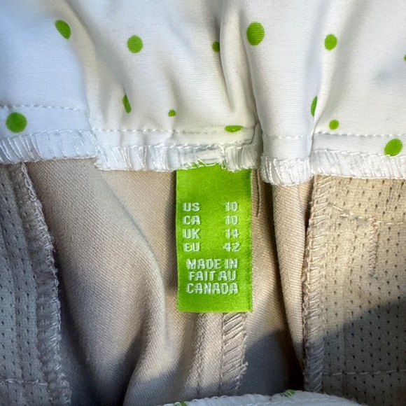 Swing Control Tan Cropped Pants with Stripe Accent 0114 - Picture 4 of 5